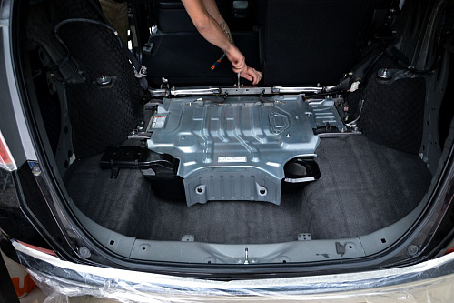 Шумоизоляция арок Хонда Фит Шатл