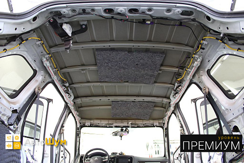 Штатная шумоизоляция крыши Митсубиси Аутледер