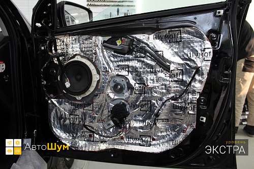 Шумоизоляция двери Хендай Икс 35