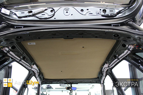 Штатная шумоизоляция Ауди Ку3