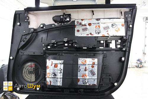 Шумоизоляция дверей Ниссан Х-Трейл T31