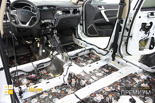 Виброизоляция пола Джили Эмгранд