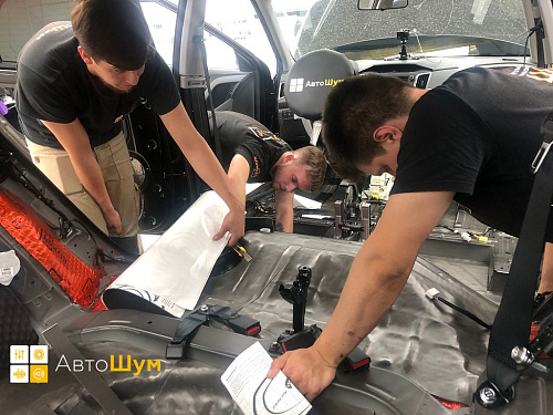 Шумоизоляция багажника Хёндай Крета Practik Base 4