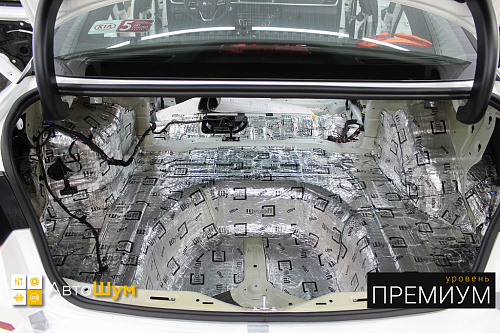 Виброизоляция багажника Киа Оптима