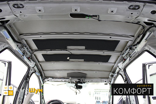 Штатная шумоизоляция крыши Ниссан Кашкай J11.