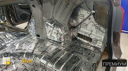 Виброизоляция крыльев и арок Киа Рио КБ