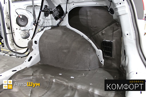 Шумоизоляция арок Хендай Ix35.