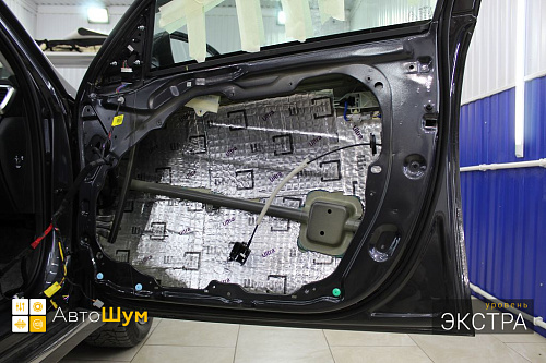 Виброизоляция дверей Киа Оптимы