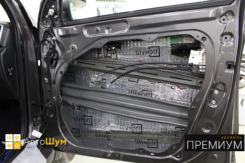 Виброизоляция дверей Хендай Туссан