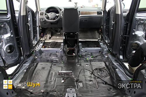 Шумоизоляция пола Фольксваген Терамонт