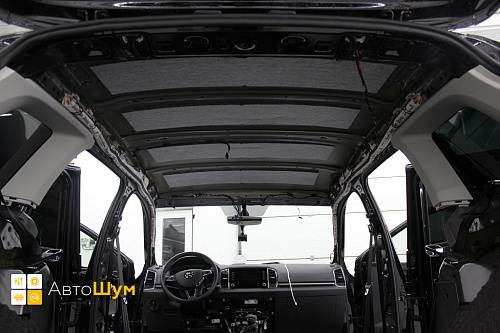 Штатная шумоизоляция крыши Шкода Карок