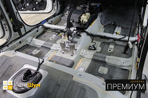 Штатная шумоизоляция пола киа церато