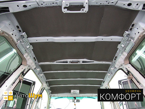 Клеим Шумофф Base 8 на крышу ленд крузер прадо