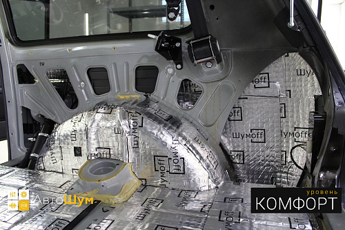 Виброизоляция арок Нивы 2121