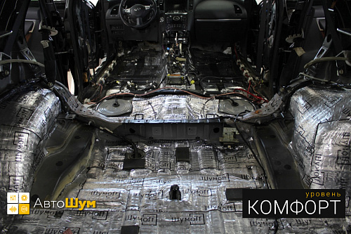 Виброизоляция багажника инфинити фх35