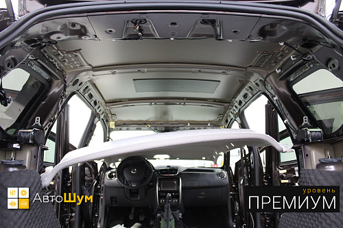 Штатная шумоизоляция крыши Ниссан Террано