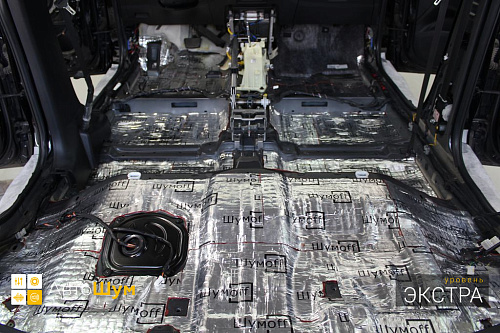 Виброизоляция днища Хендай Икс35