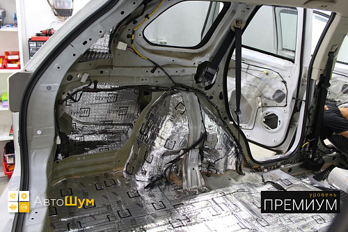 Виброизоляция арок Митсубиси Аутледер