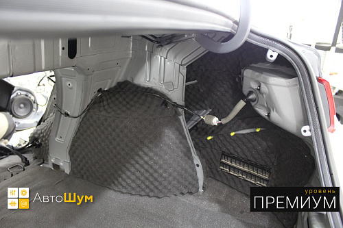 Шумоизоляция арок Хендай Солярис.