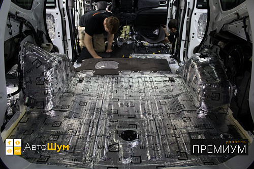 Виброизоляция багажника Митсубиси Паджеро Спорт