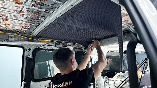 Шумоизоляция крыши Митсубиси Паджеро