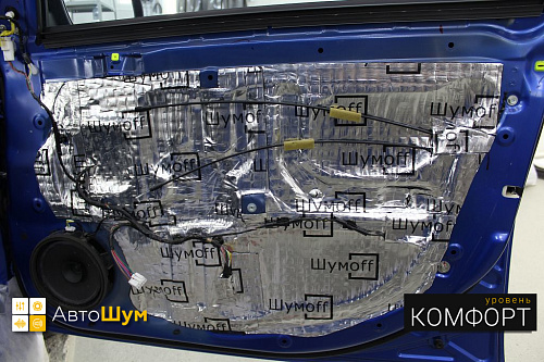 Шумоизоляция дверей Митсубиси Лансер