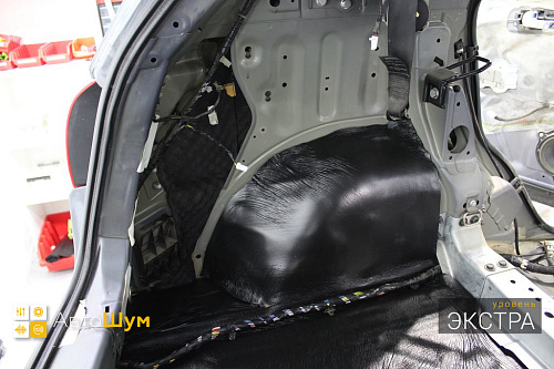 Шумоизоляция арок Ниссан Кашкай Джи10