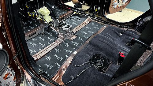 Шумоизоляция пола Хендай Ай Икс 35