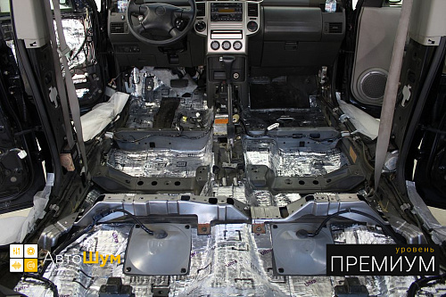 Виброизоляция днища Ниссан Х Трейл