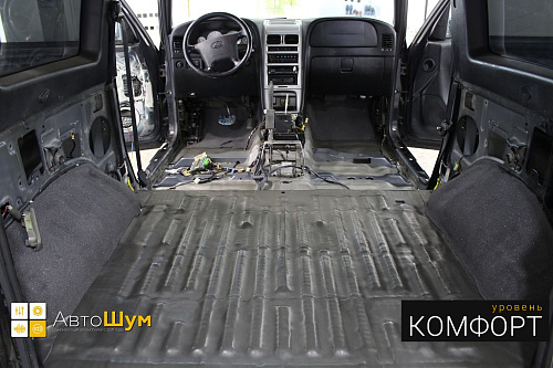 Шумоизоляция багажника Тагаз Тагер.