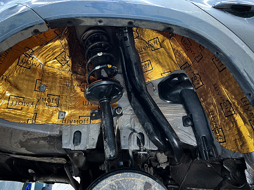 Виброизоляция арок Ниссан Террано