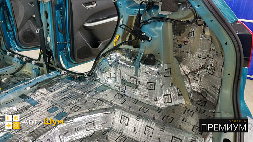 Виброизоляция крыльев и арок Suzuki Vitara