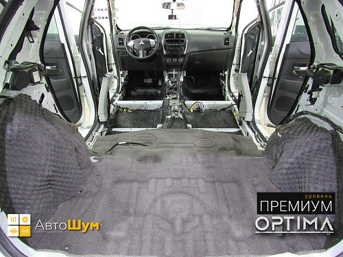 Шумоизоляция багажника митсубиси асх.