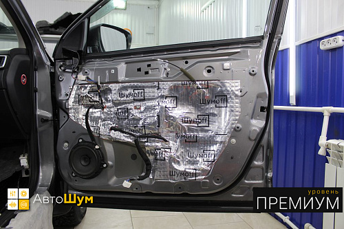 Шумоизоляция дверей Ниссан Кашкай