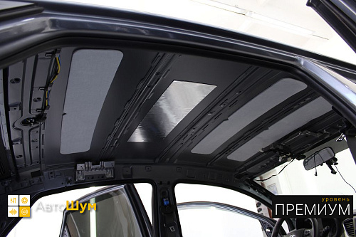 Штатная шумоизоляция крыши Хендай Солярис