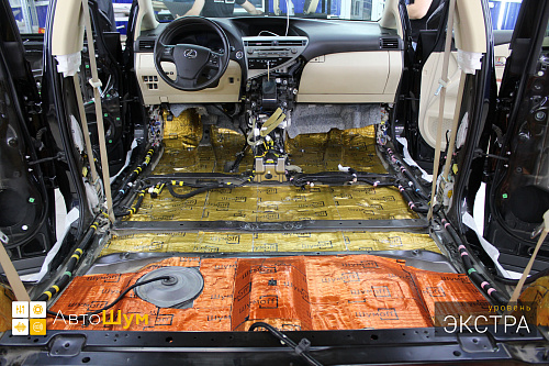 Виброизоляция пола Лексус РХ 350