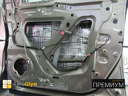 Шумоизоляция дверей хонда пилот.