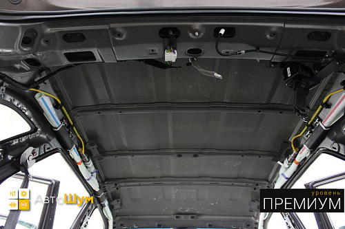 Штатная шумоизоляция крыши Хендай Туссан