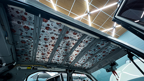 Виброизоляция крыши Хёндай Крета