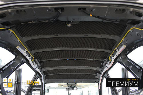 Шумо и теплоизоляция крыши Киа Сид