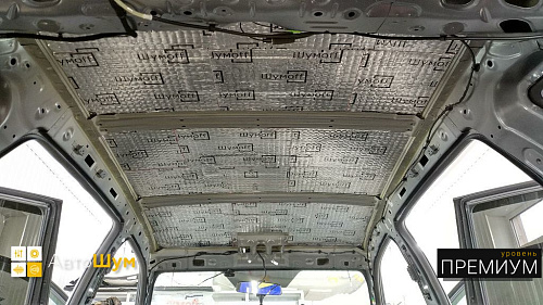 Виброизоляция крыши  Лифан Х70