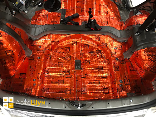 готовая шумоизоляция багажника Шумофф М3 и Шумофф М2