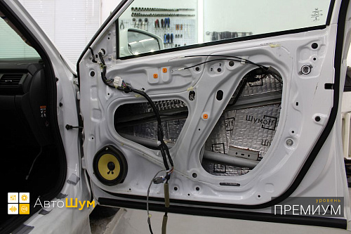 Шумоизоляция дверей Хонда Аккорд