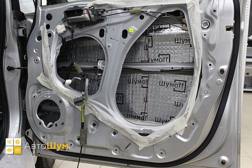 Виброизоляция дверей Хонда Стэпвэгон