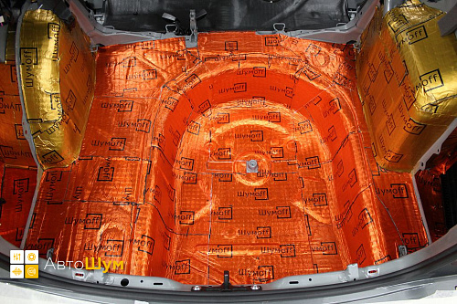 Виброизоляция багажника Фольксваген Поло Мк6