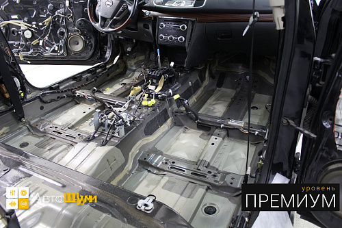 Штатная виброизоляция Ниссан Теана