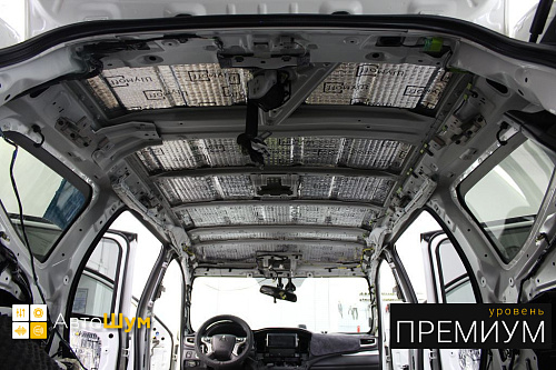 Виброизоляция крыши Митсубиси Паджеро Спорт