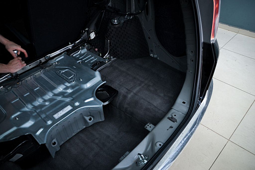 Шумоизоляция багажника Хонда Фит Шатл