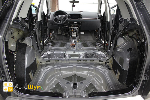 Штатная шумоизоляция Шкода Карок