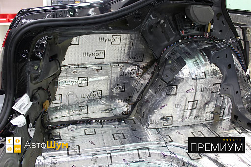 Виброизоляция арок Шкода Октавия